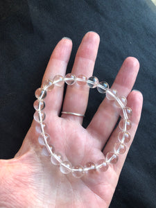 Clear Quartz Bead Bracelet