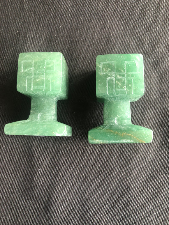 Minecraft Carving - Green Aventurine