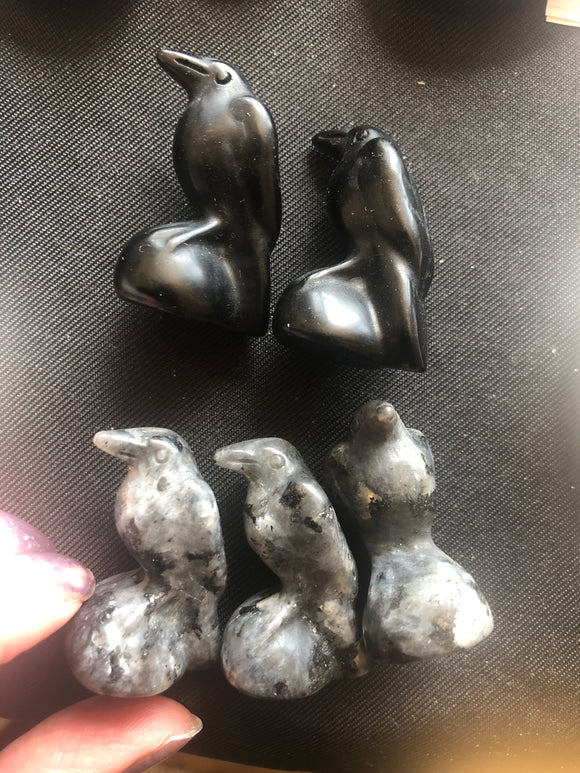 Raven Carving