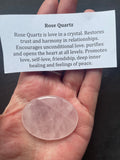 Rose Quartz Worry Stone