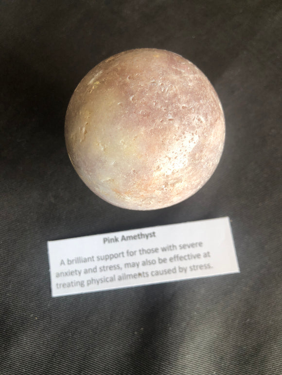 Pink Amethyst Sphere