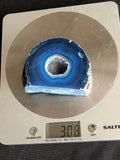 Blue Agate Cut Base